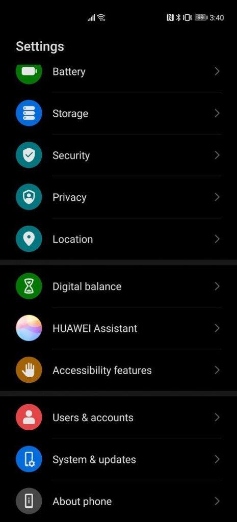 Huawei P40 series EMUI 10.1 guncelleme 2