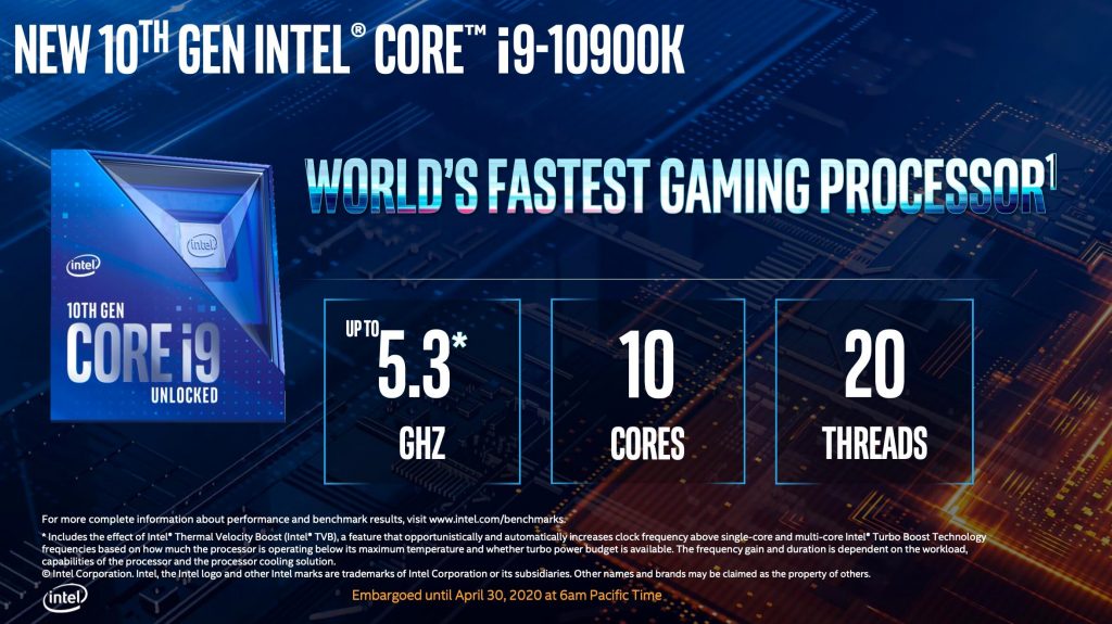 intel core i9 10900k teknobizdeyiz