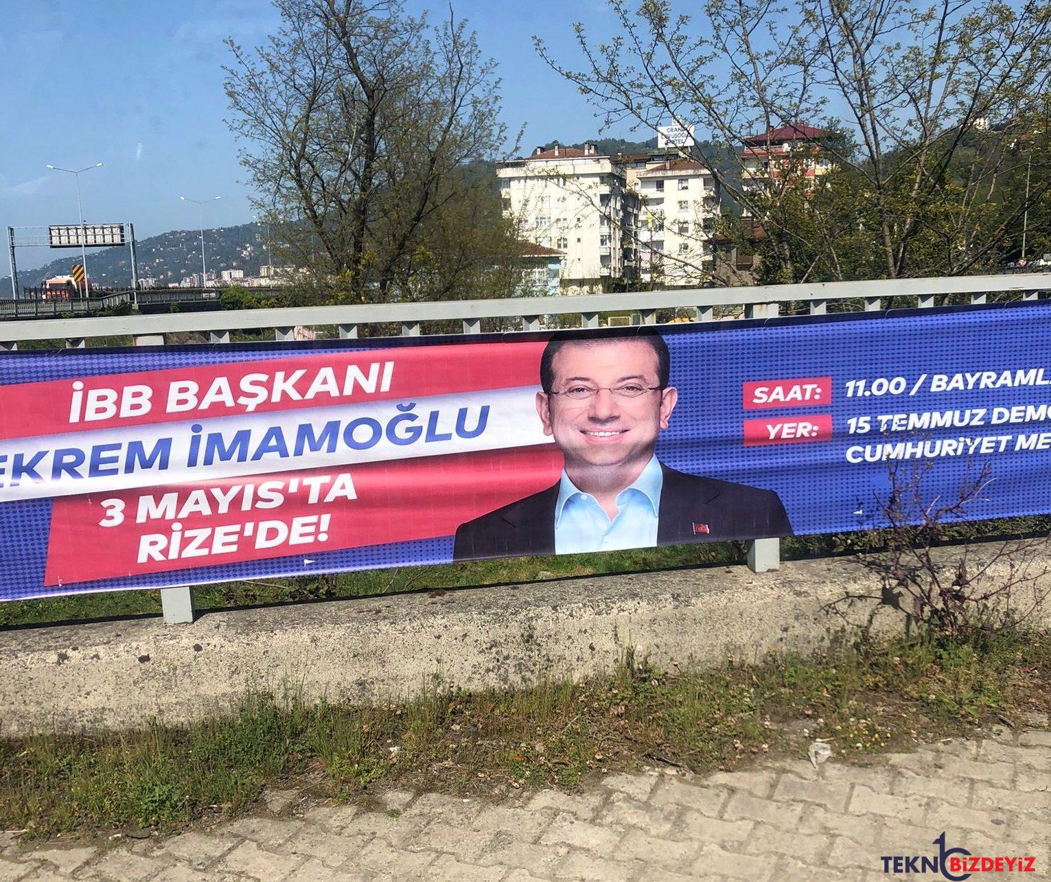 imamoglunun rize ve trabzondaki afisleri toplatiliyor RE9aJJZR