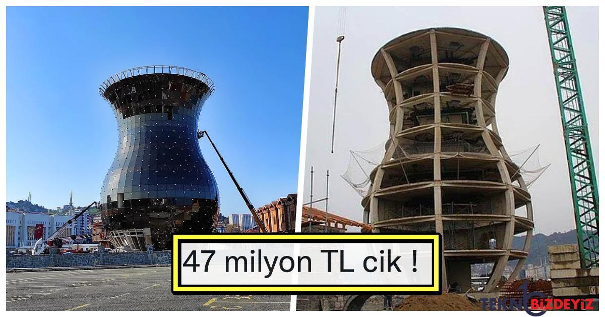 maliyeti 47 milyon liraya ulasan rizedeki cay bardagi heykeli toplumsal medya kullanicilarini sikintidan cikardi 3AVlYHdy