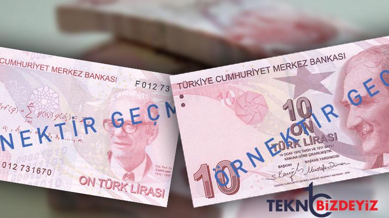 yeni 10 tllik banknotlar tedavule girdi