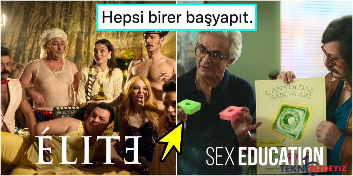 bridgertondan litee cem yilmaz ersan kunerinin taninan netflix dizilerine benzeyen afislerini paylasti sKjquie1