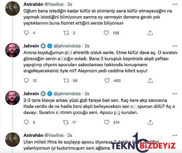 ekrem imamoglunu ve ibbyi maksat gosteren jahreinin bir kullaniciya kufurler savurdugu diyalogu gundemde 6 Lpm8mbuL