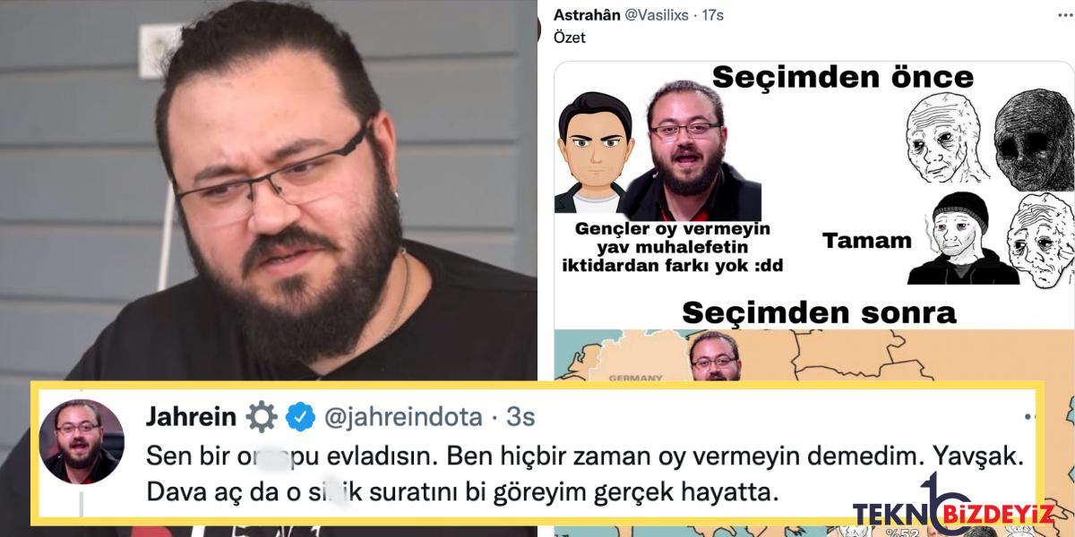 ekrem imamoglunu ve ibbyi maksat gosteren jahreinin bir kullaniciya kufurler savurdugu diyalogu gundemde D1ajfP3z