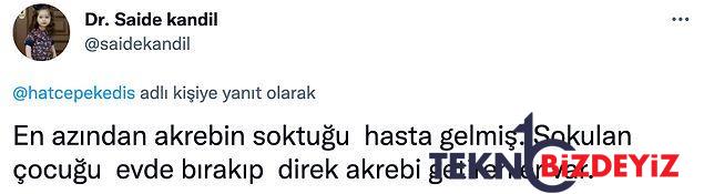 akrep sokan hastasinin akrebi yaninda getirmesini gulerek twitterda paylasan doktora reaksiyon yagdi 13 sbrkg5VD