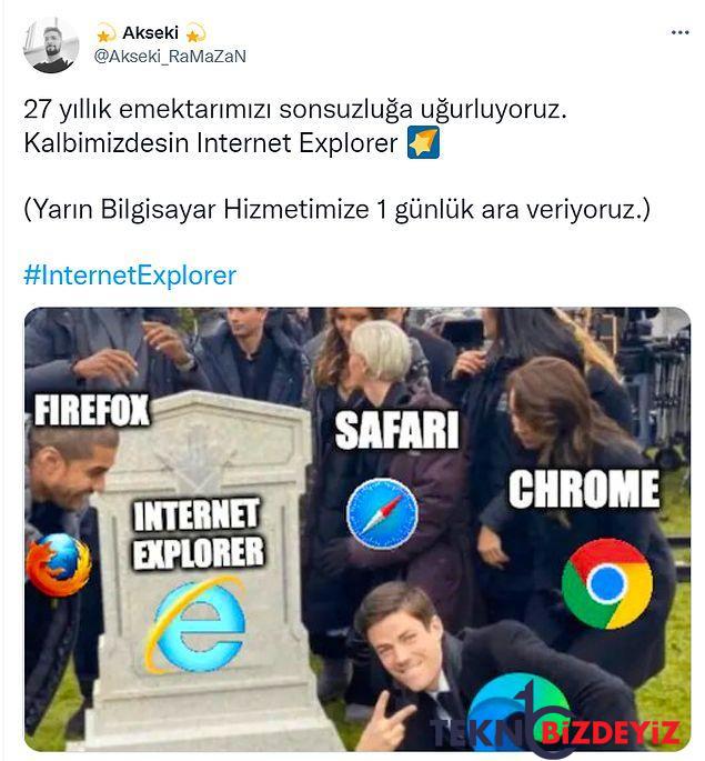 internet explorerin 27 yil sonra kapatilmasina gelen birbirinden komik yorumlar 2 ndt8Q1iy