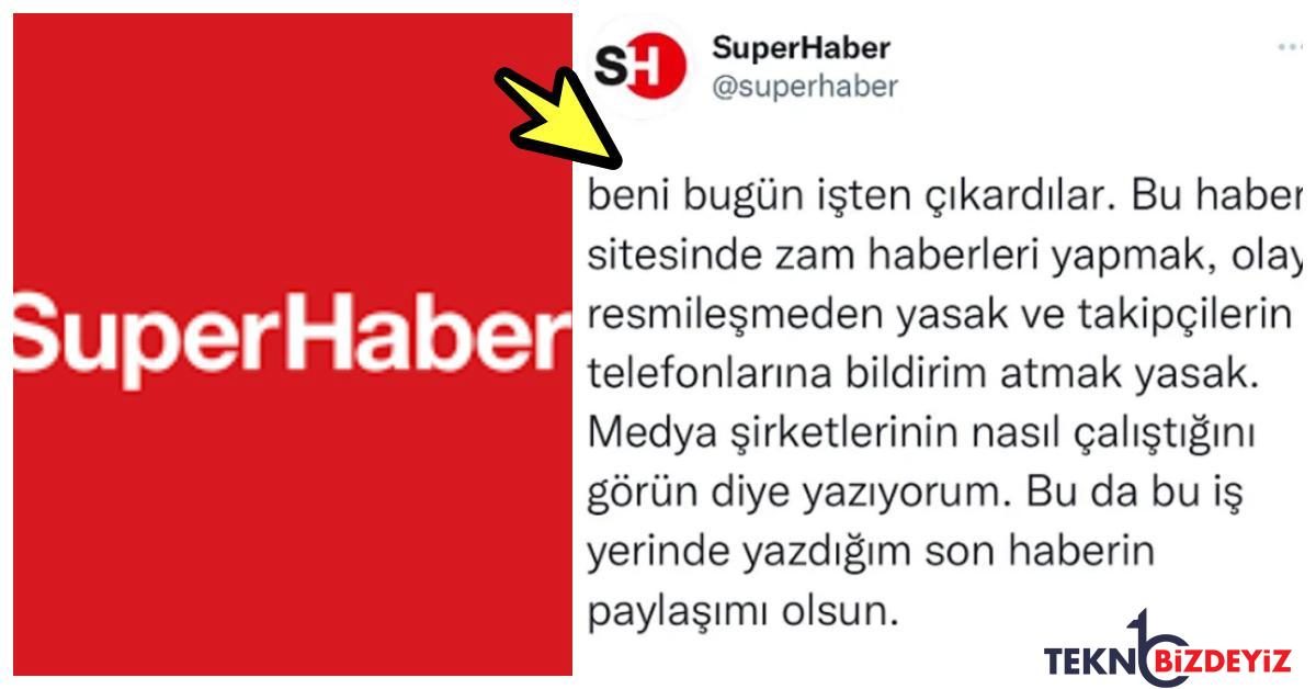 superhaberde sigortasiz calistirildigi arguman edilen bayanin sitenin hesabindan yaptigi paylasimlar gundemde yRQzDtlw