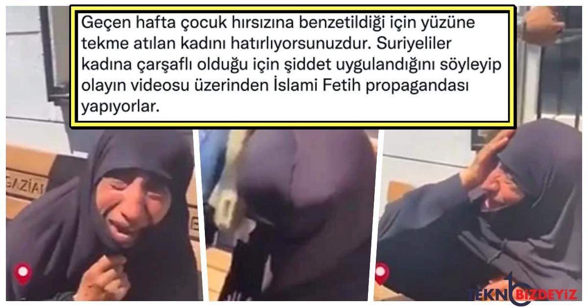 suriyeli ve cocuk hirsizi oldugu sav edilen kisinin darp goruntusuyle islam fethi propagandasi mi yapiliyor 3vIhFcjg