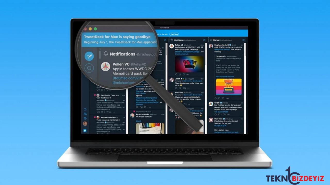 tweetdeck kullananlara kotu haber