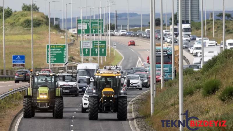 bir yilda yuzde 35 artirim geldi ingiltere galler ve iskocyada akaryakit protestolari i7P9h3dE