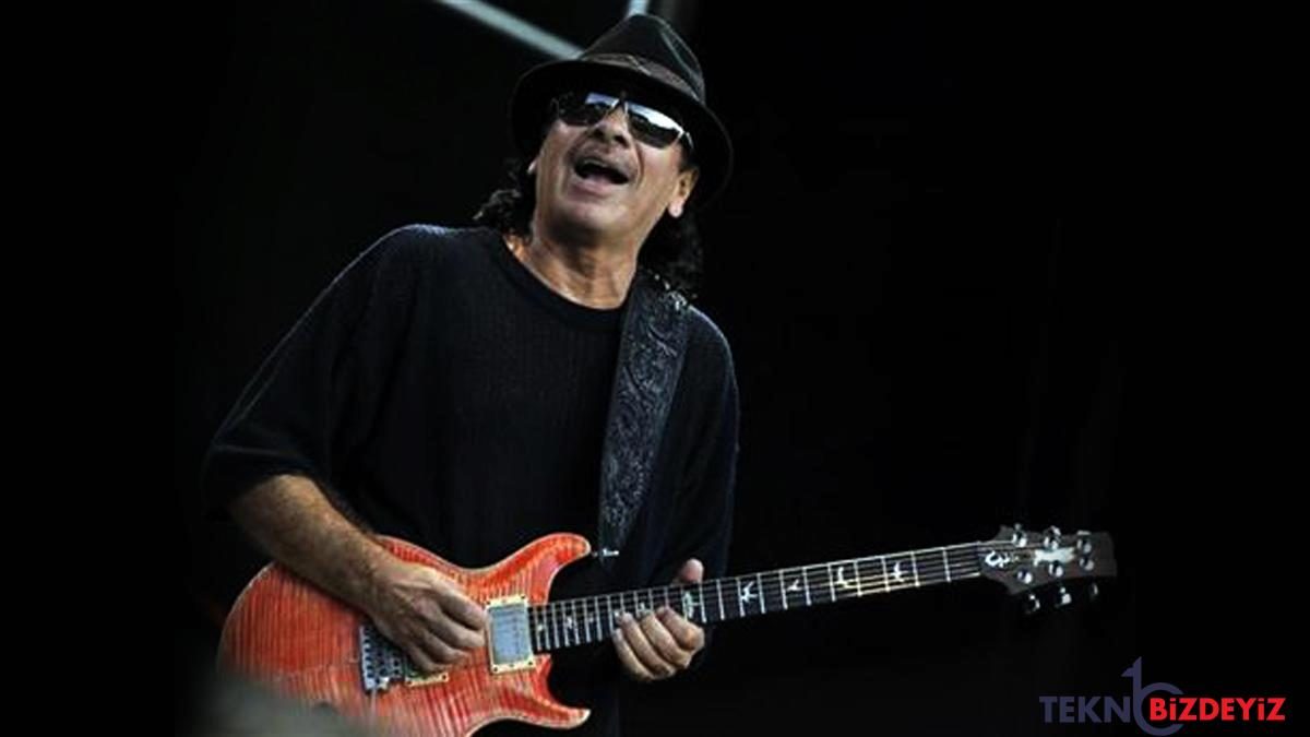 carlos santana sahnede kotulesti seyircilerden dua etmeleri istendi