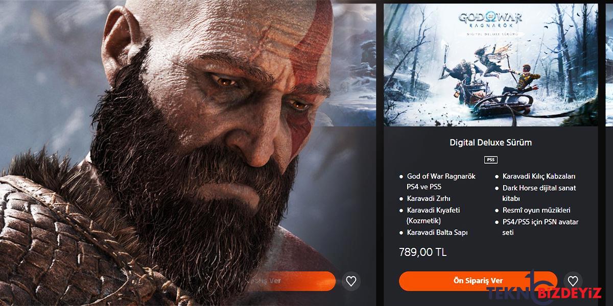 god of war ragnarokun yazimizi kisa ceviren on siparis fiyatlari asik r oldu akfdPBqu