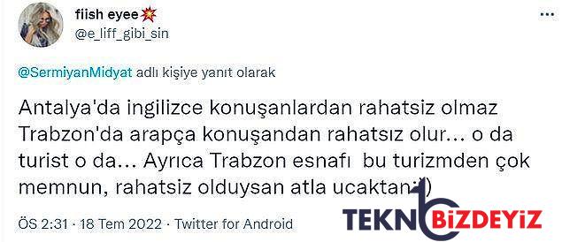 sermiyan midyatin trabzon ucagindaki araplari elestirmesine twitterdan gelen ironik yorum gundem oldu 3