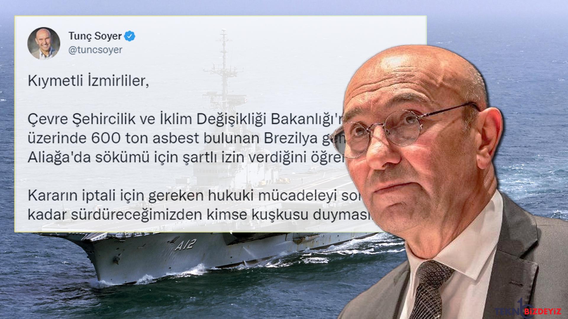 tunc soyerden olum gemisi aciklamasi karari iptal ettirecegiz