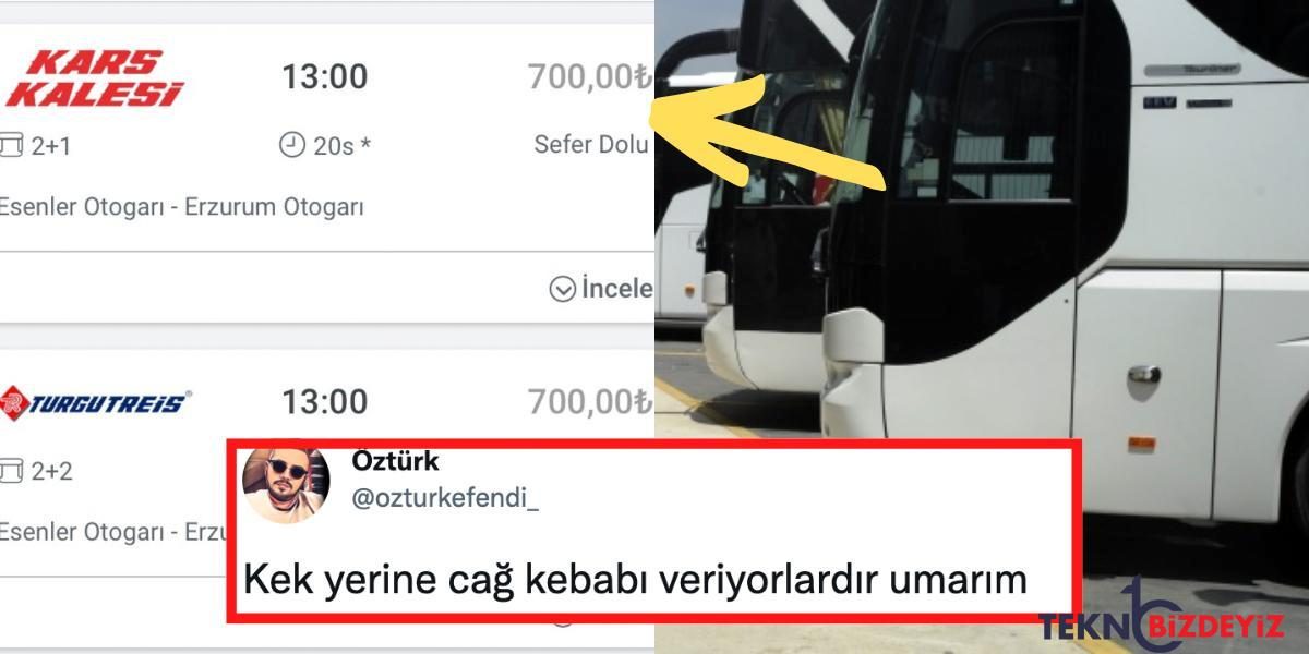 ucuyor bayram oncesi artan otobus bileti fiyatlarini gorunce konuttan cikmak istemeyeceksiniz 4nisrTXY