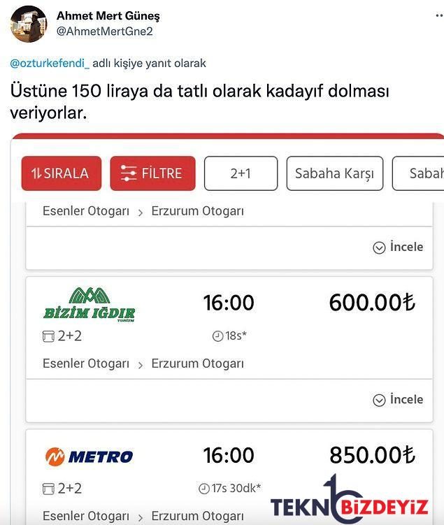 ucuyor bayram oncesi artan otobus bileti fiyatlarini gorunce konuttan cikmak istemeyeceksiniz 7 vZkmNF3z