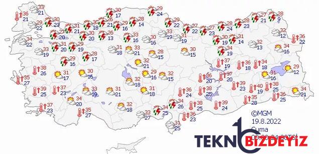 19 agustos cuma hava durumu bugun hava nasil olacak meteorolojiden vilayet il hava durumu iddialari 2 BNPqSP2Y