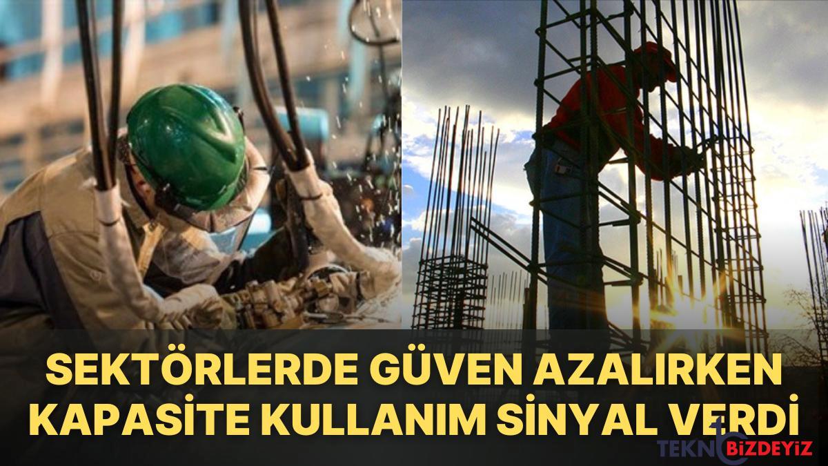 gercek bolumle birlikte obur kesimlerde itimat azaldi endustride kapasite kullanim dustu hzmNWwYL