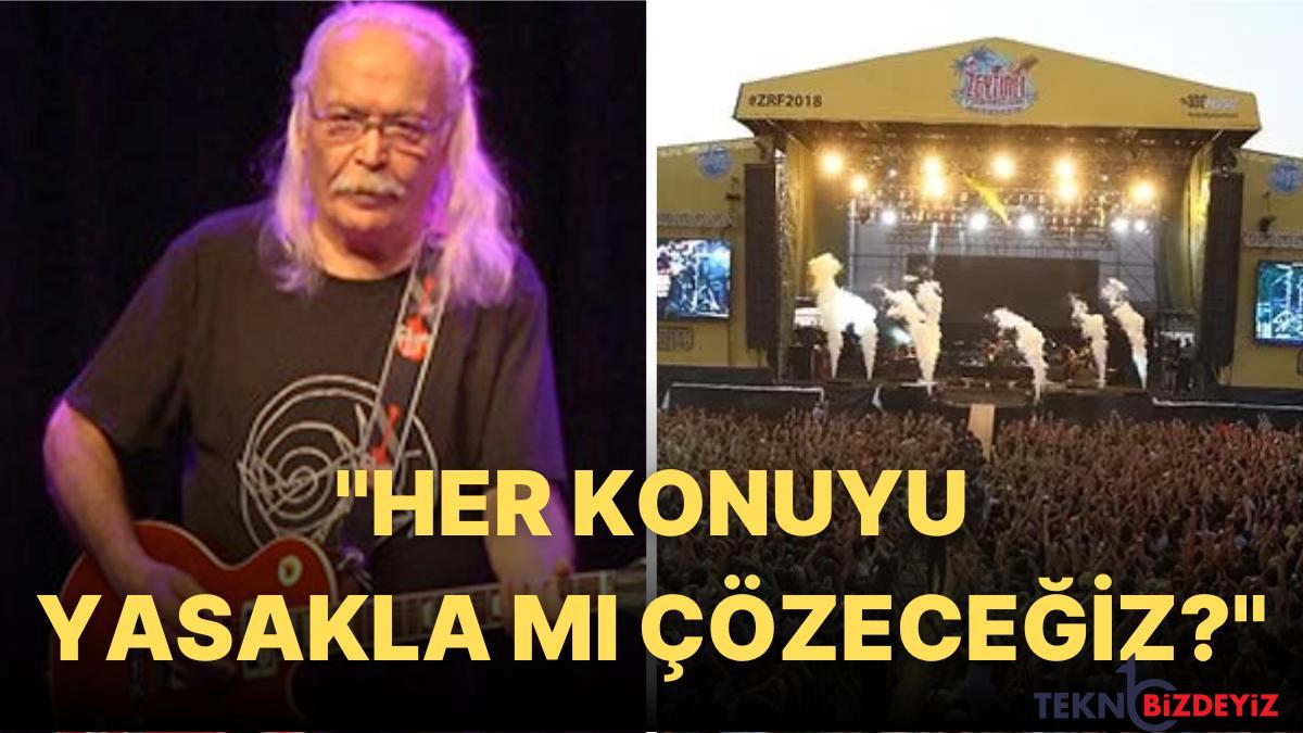 kamu guvenligi gerekcesiyle iptal edilen zeytinli rock festivaline bir reaksiyon de cahit berkaydan geldi uVcDqnev