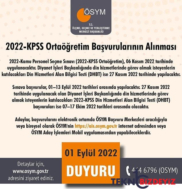 2022 kpss ortaogretim muracaatlari basladi kpss ortaogretim basvurusu nasil ve nereden yapilir 3 YD8KBV85