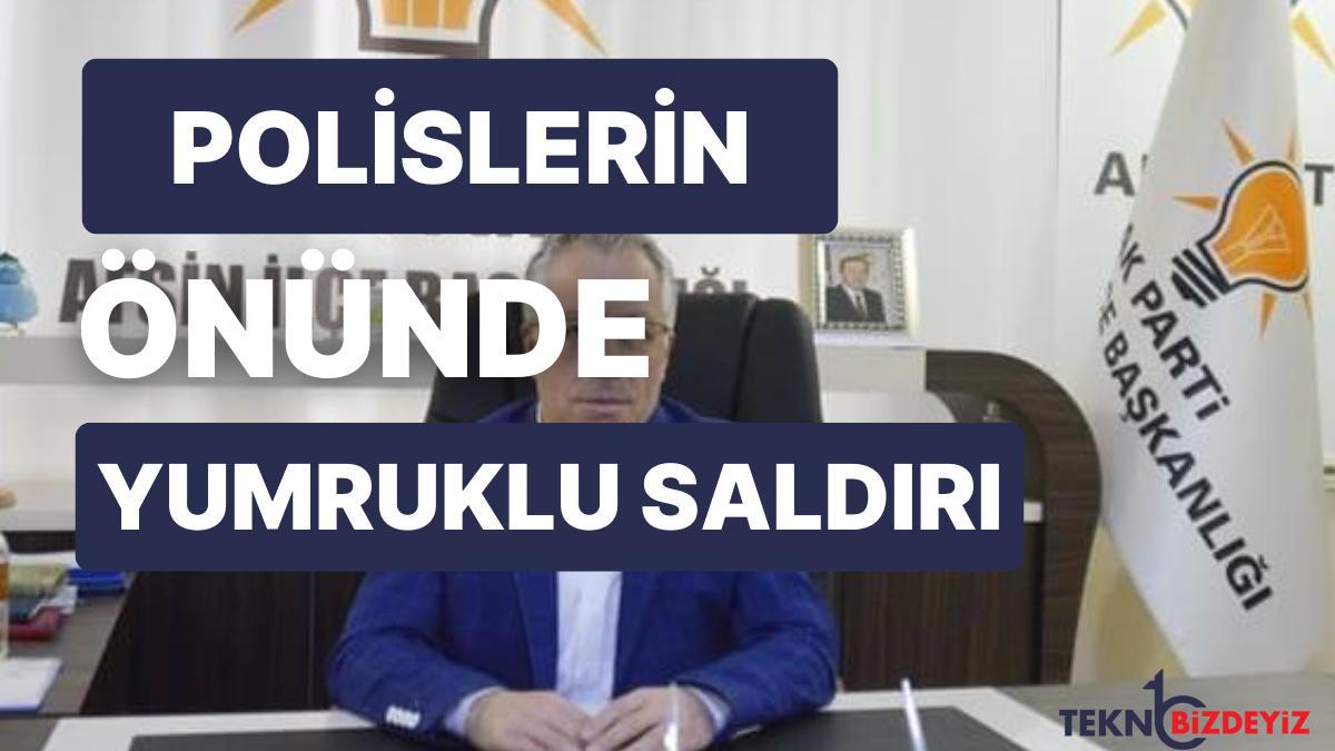 ak parti ilce liderinden atak erdoganin danismaninin kardesini yumrukladi KtR7V96u