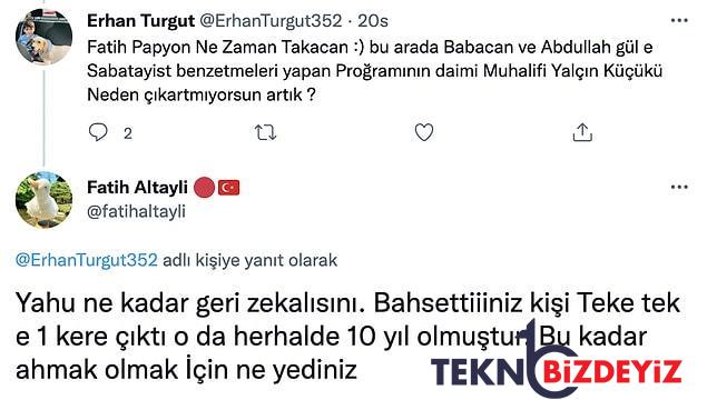 bakin ne dedi gazeteci fatih altayli tabip takipcisine twitterda kufur etti 6