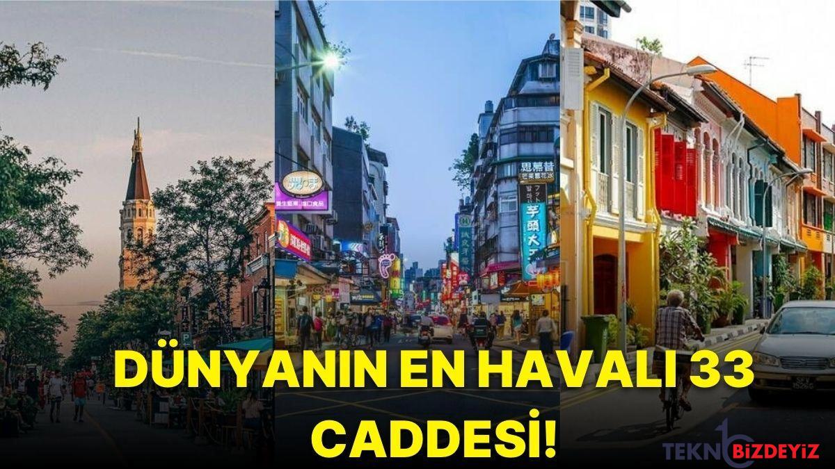 dunyanin en havali cadde ve sokaklari muhakkak oldu 27 sirada istanbuldan bir cadde var mi59Ed3C