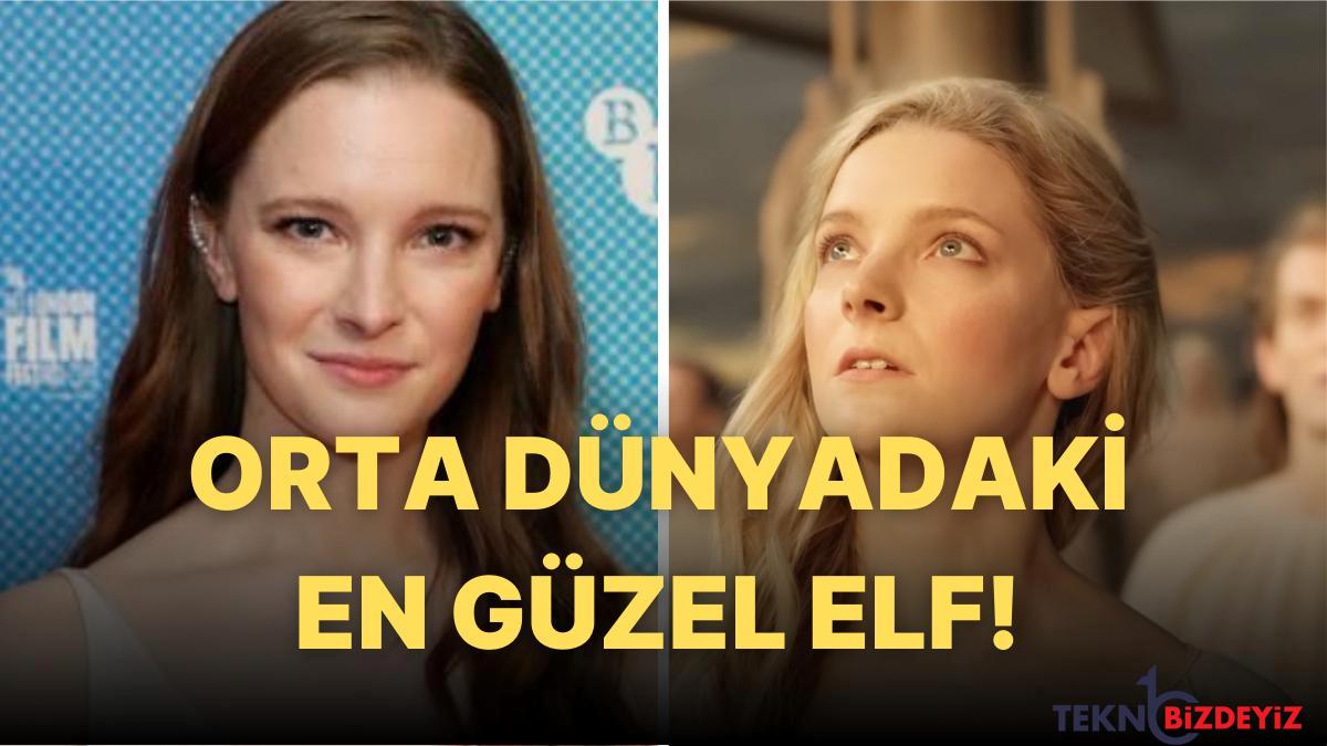 en hos elf the rings of powerdaki galadriel roluyle bir anda gonullerimize taht kuran morfydd clark dIflzuz8