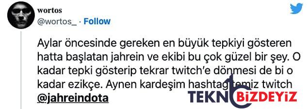 jahrein de dondu kara para aklandigi tezlerinden sonra platformdan ayrilan jahrein yine twitchte 6 kgyerg3l