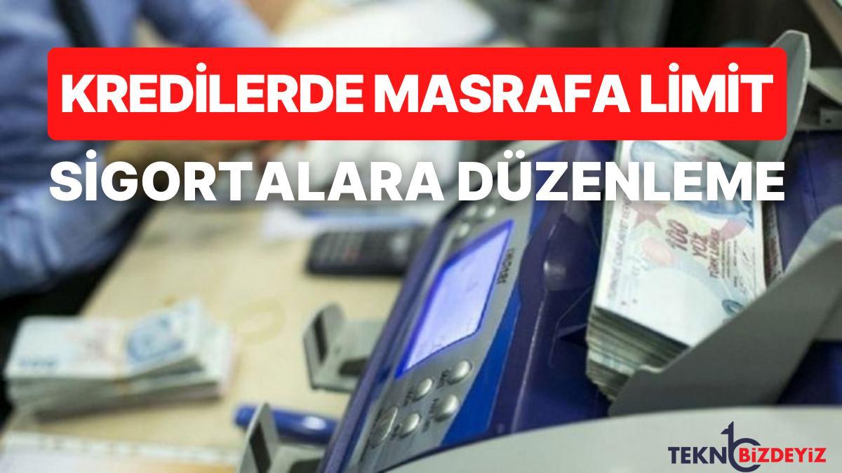 kredilerde masrafa limit gelirken faizde indirim icin bankacilik eserleri ve sigorta kaidesi duzenlendi 5ATyWZSN