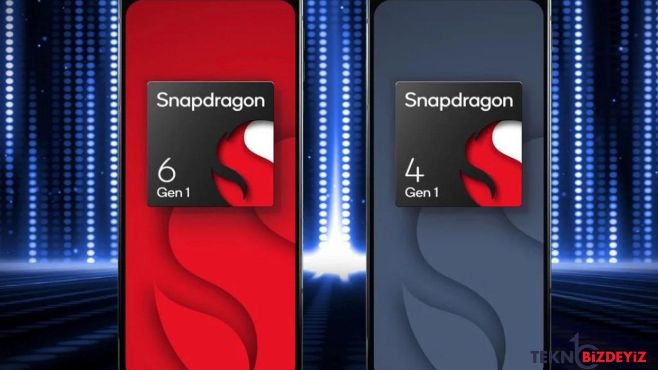 qualcomm snapdragon 6 gen 1 ve snapdragon 4 gen 1 5gyi tanitti ZWRESVVd