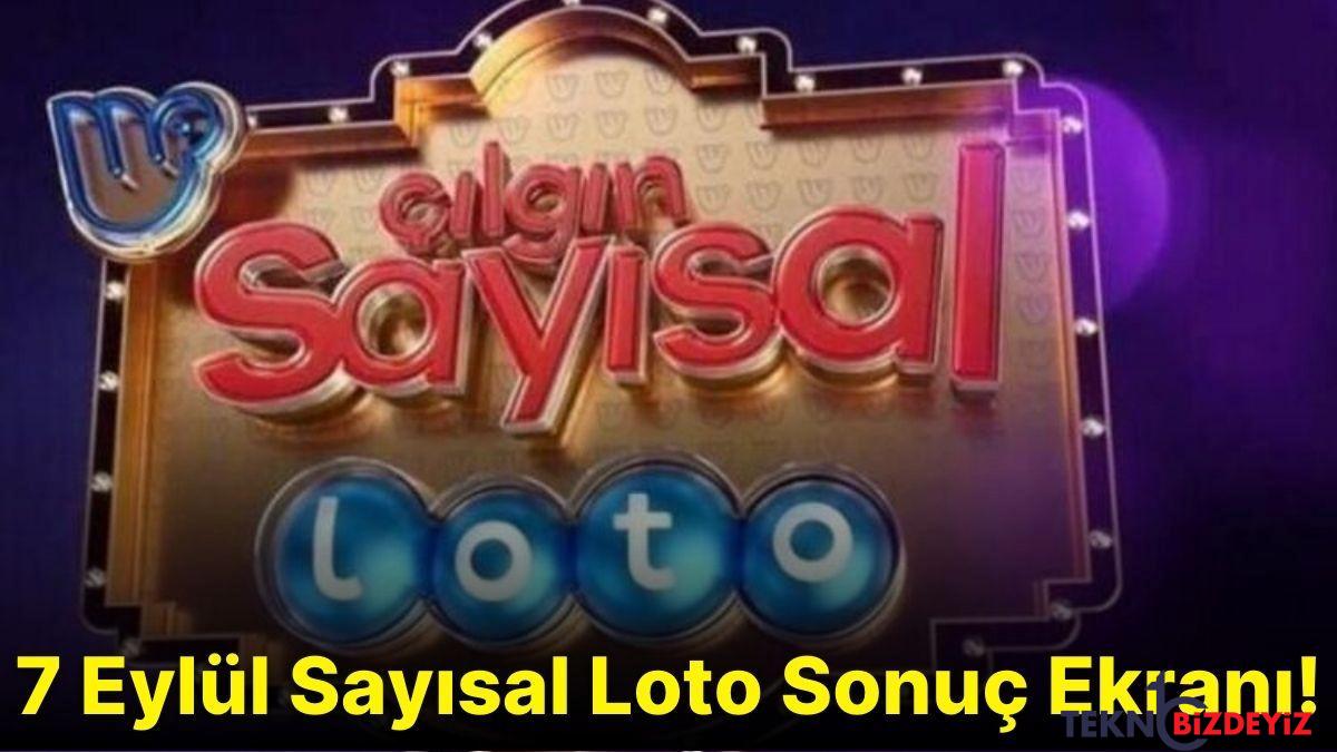 sayisal loto sonuclari aciklandi iste 7 eylul sayisal loto sonuc ekrani ve kazandiran numaralar UgdtCuly