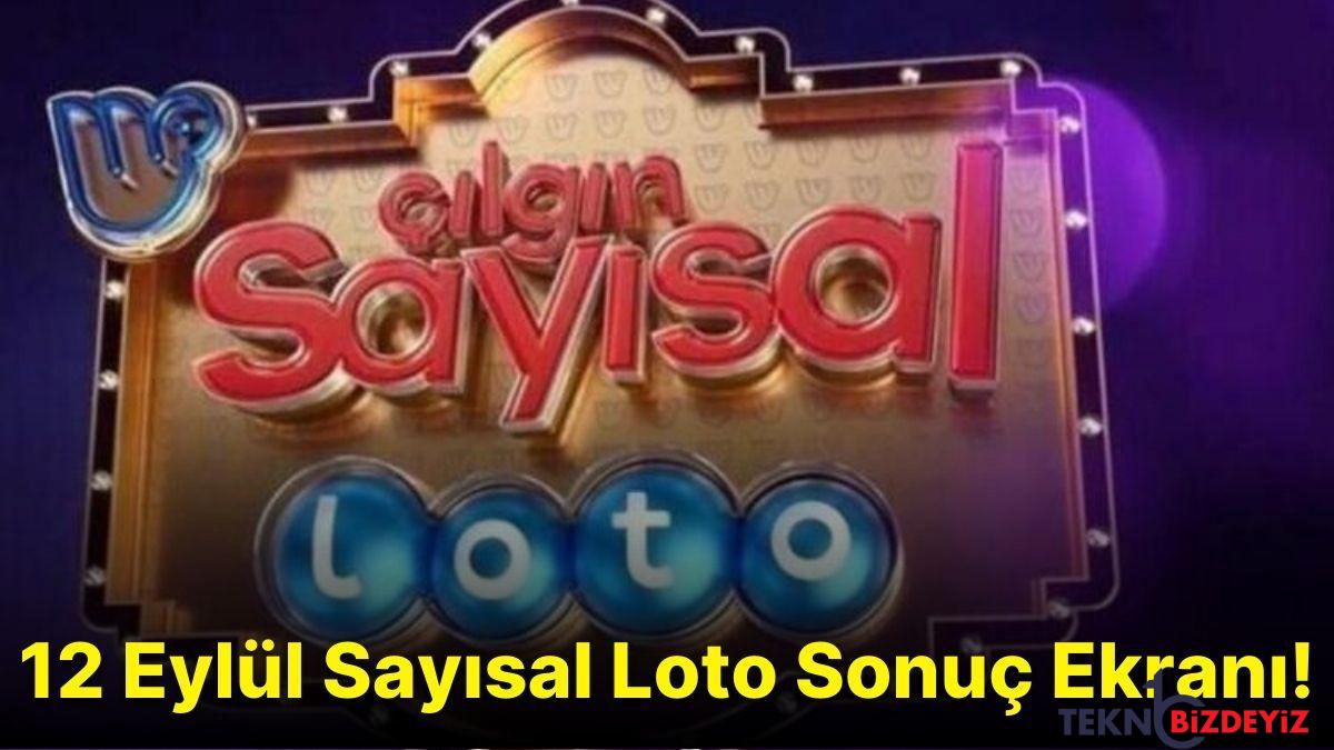 sayisal loto sonuclari muhakkak oldu iste 12 eylul sayisal loto sonuc ekrani ve kazandiran numaralar Od8NJVyv