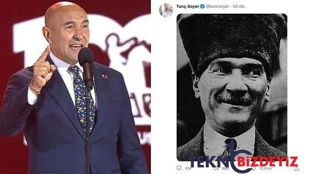 tunc soyerden erdogana ataturk fotografli karsilik 1