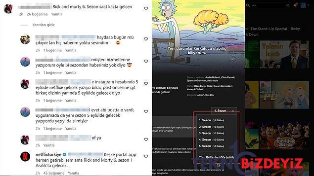yeniden bize husran netflix rick and mortynin 6 doneminin tekrar ertelendigini acikladi 4 jYIsTaBs
