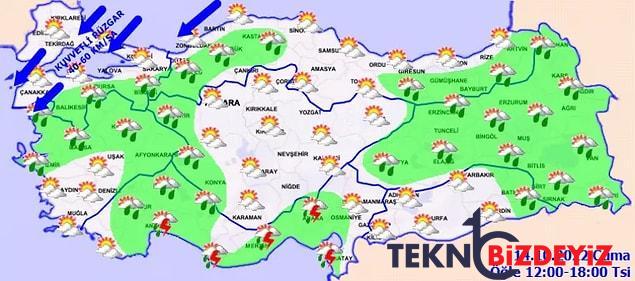 14 ekim cuma hava durumu yagislar devam ediyor mu havalar isinacak mi 4 SY6c8Yga