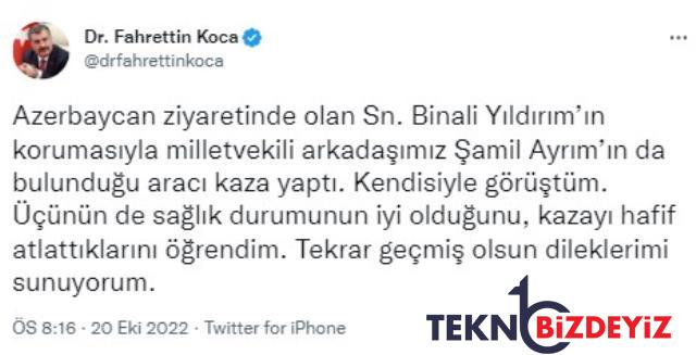 ak partiden azerbaycanda trafik kazasi geciren binali yildirimin saglik durumuyla ilgili aciklama tedbir amacli gozetim altinda 1 Xz4cXuF6