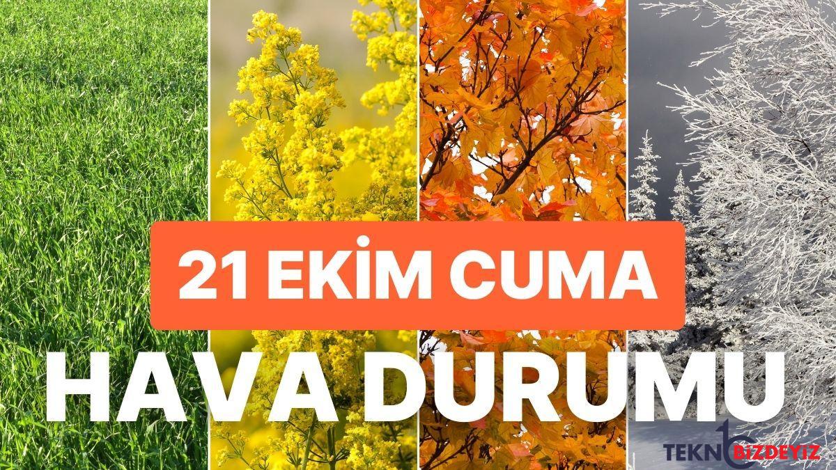 hava durumu bugun hava nasil olacak 21 ekim cuma yagmur yagacak mi lGjNrn53