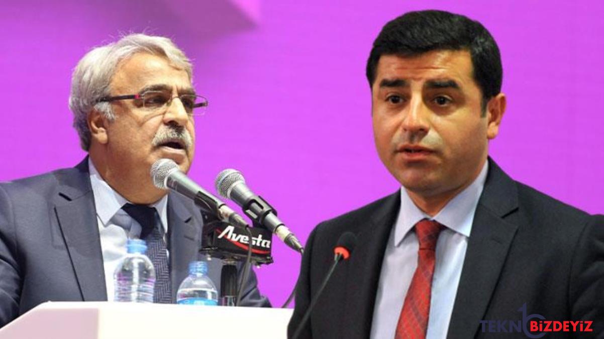 hdp es baskani mithat sancardan bomba selahattin demirtas cikisi fikir farkliliklarimiz var