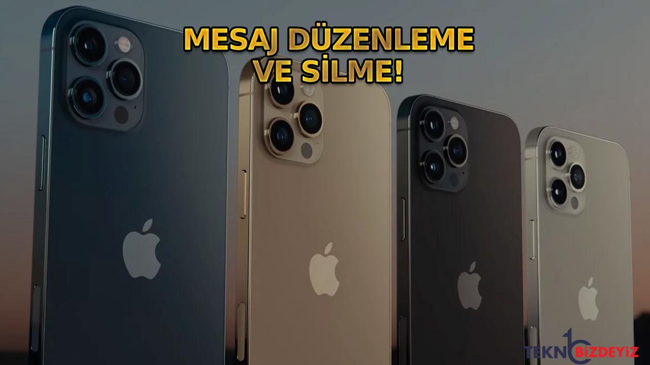 iphone ile gonderilen iletisi duzenleme ve silme sYwP95p5