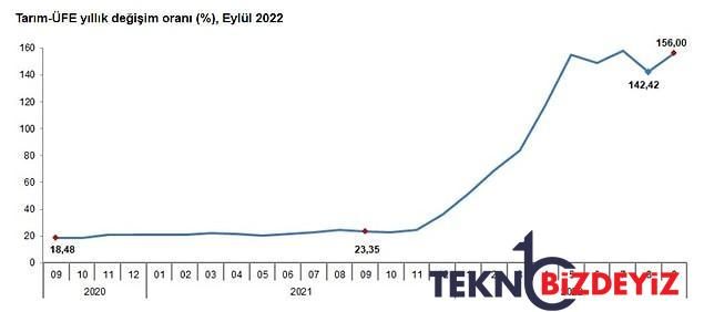 tuik tarim uretici enflasyonu doruktan inmedi ciftcinin enflasyonu yuzde 156 oldu 0