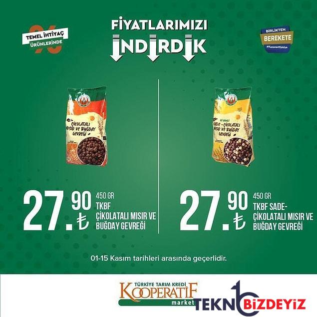 1 15 kasim tarim kredi kooperatif marketi indirimleri hangi eserlerde indirim olacak 12 NdIL6sL7