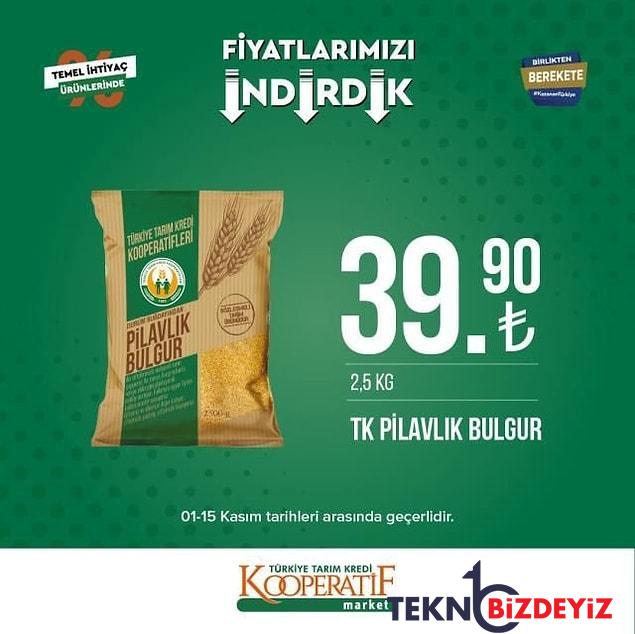 1 15 kasim tarim kredi kooperatif marketi indirimleri hangi eserlerde indirim olacak 29 n3DJK93F