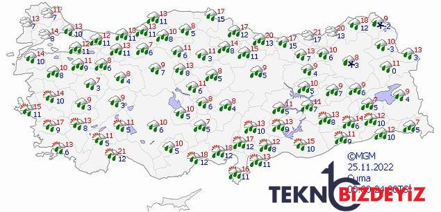 25 kasim cuma hava durumu bugun hava nasil olacak yagmur yagacak mi 0