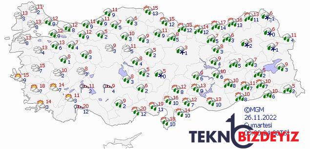 26 kasim cumartesi hava durumu bugun hava nasil olacak hafta sonu yagmur yagacak mi 0 4MUllESw