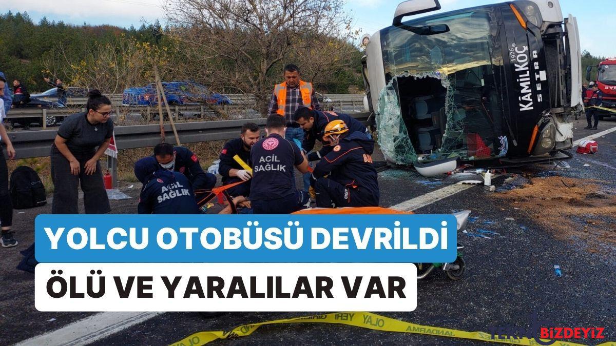 boluda yolcu otobusu bariyerlere carpip devrildi 3 meyyit 16 yarali 196ZhVuK