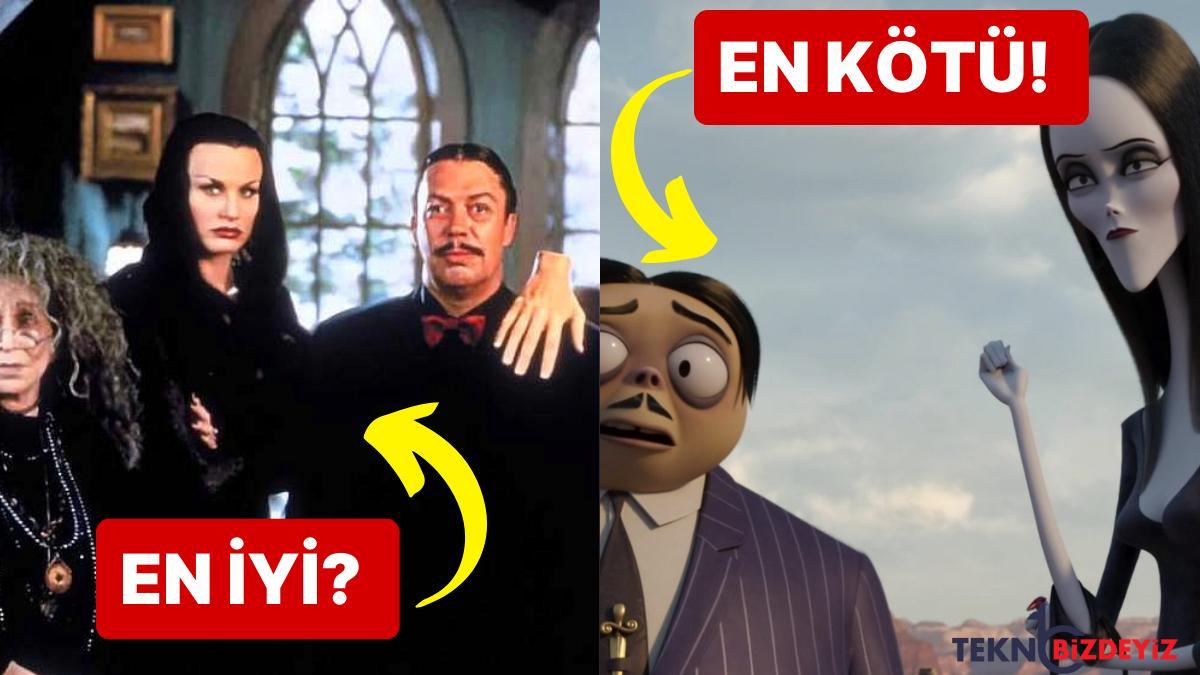 degisik karakterleriyle gonullerde taht kurmus her biri birbirinden basarili the addams family sinemalari dXPN5MGD