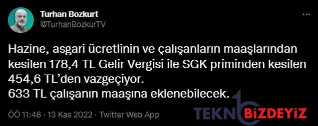 devlet vergi ve primlerden vazgecerse 633 tl calisana artirim olarak mi yansiyacak yoksa patrona dayanak mi 0 OU8uKcAe