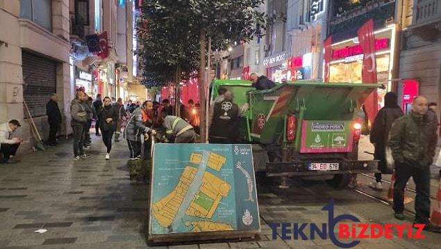 istiklal caddesindeki saksilar kaldiriliyor 1 sUv86Smv