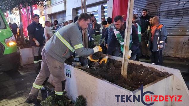 istiklal caddesindeki saksilar kaldiriliyor 2 PEFHFzV6